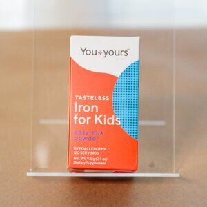 SEALED ~ Iron Supplement for Kids & Toddlers, Hypoallergenic 120 Srvngs EX 06/27